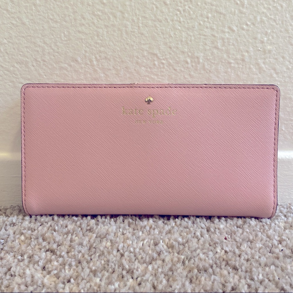 Kate Spade light Pink leather wallet